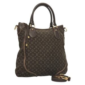 LOUIS VUITTON Monogram Mini Lin Buzasu Anjoul Bag Brown M95617